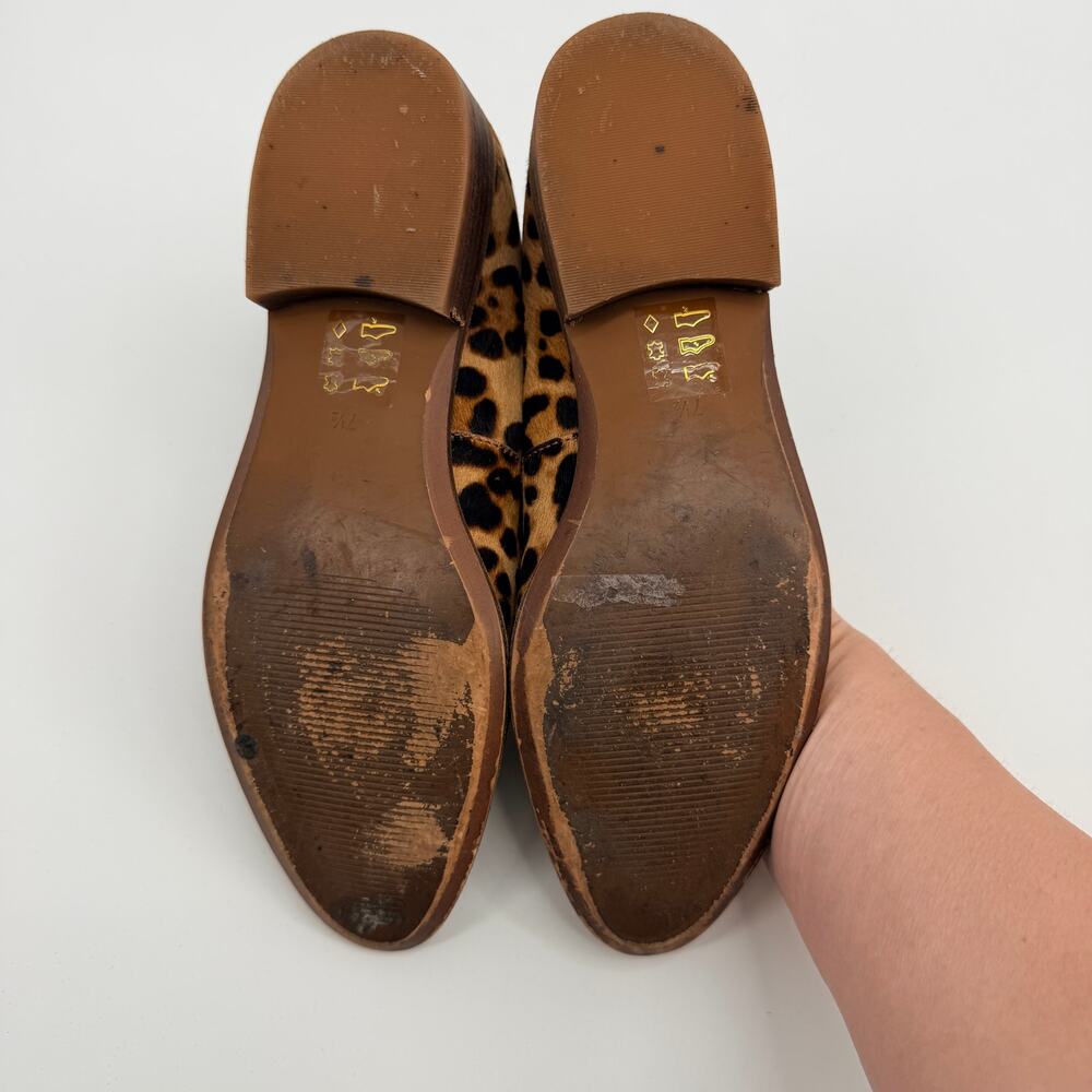 Madewell Frances Loafers Leopard Print Calf Hair Animal Print Womens 7.5 - Picture 8 of 13